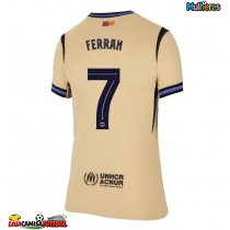 Camisa de Futebol Barcelona Ferran Torres #7 Equipamento Secundário Mulheres 2025-26 Manga Curta
